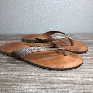 FRYE Azalea Logo Flip Flops sz 10